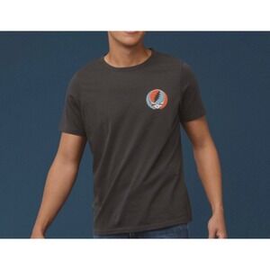 Pact x Grateful Dead Organic Cotton Tee‎ Men's L Steal Your Face Logo Shirt 2022